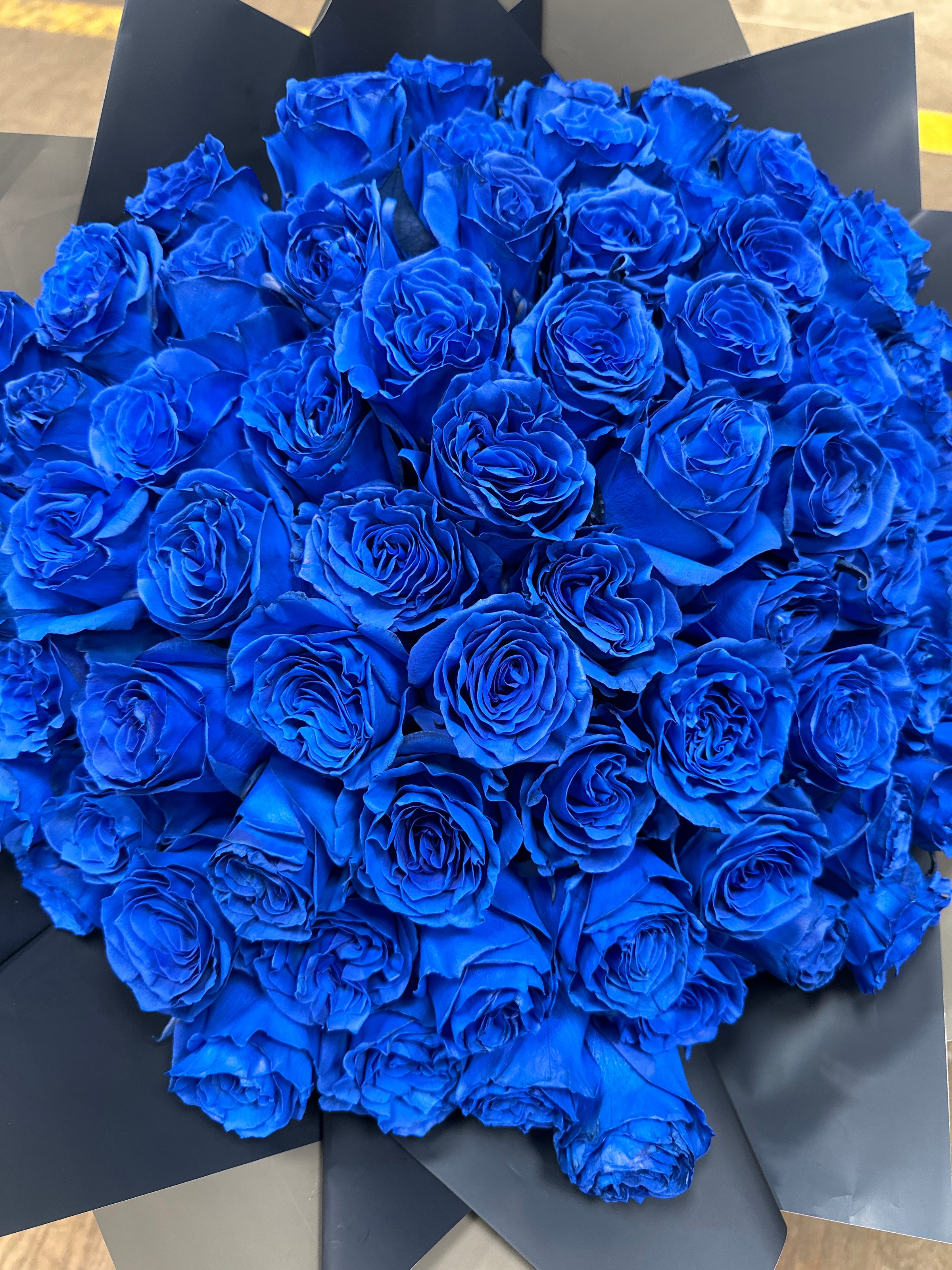 Blue Roses Bouquet For Men