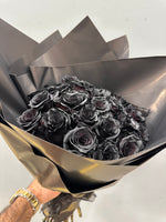Black Rose Bouquet