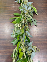 Olive Branches w/Eucalyptus Garland Per FT