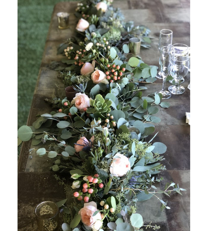 Garland with Florals (Call for pricing)